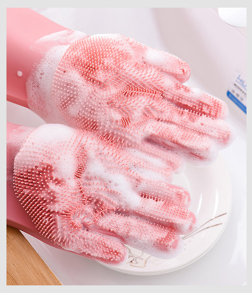 Magic Silicone Dishwashing Scrubber